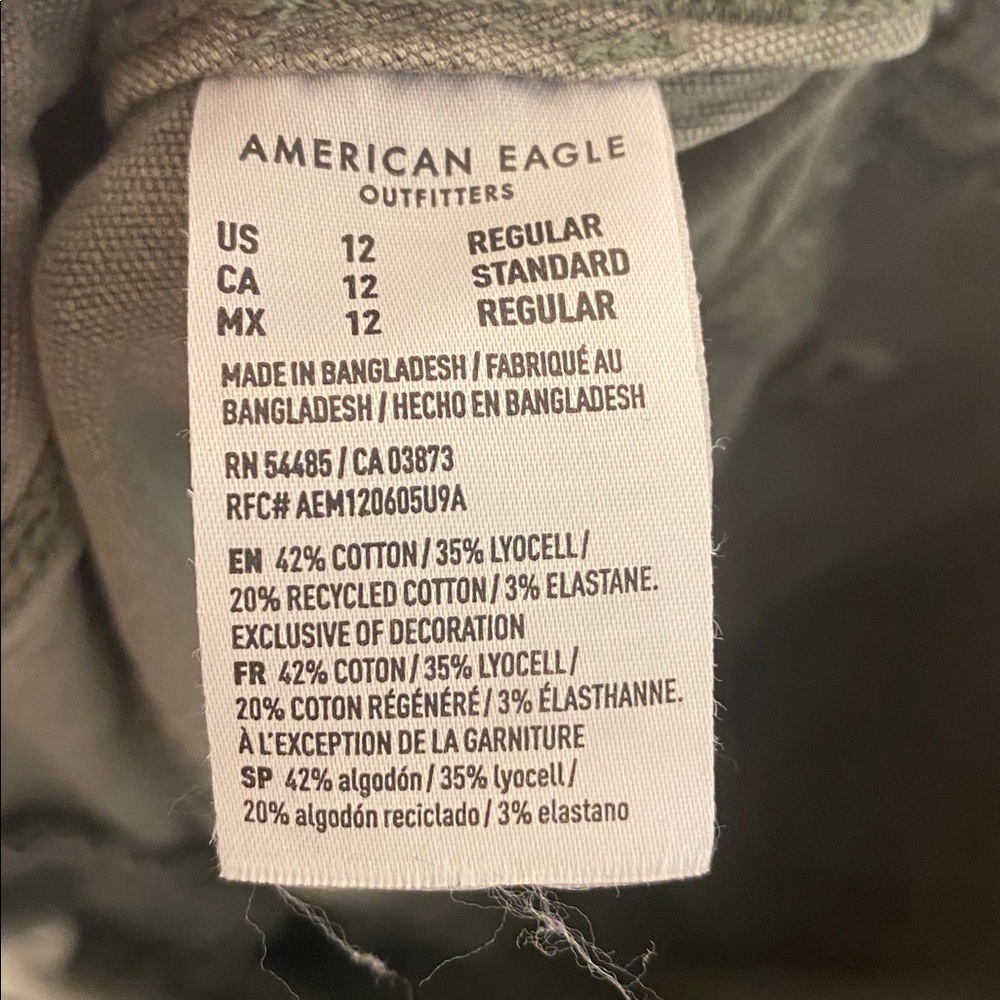 American Eagle Stretch Classic Bootcut Cargo Pant… - image 8